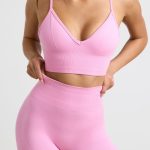 High-Waist Define Luxe Mini Shorts in Bubblegum Pink - Image 8