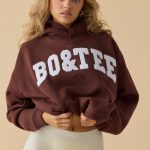 Oversized Hooded Sweatshirt in Mahogany