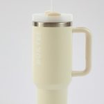 Stainless Steel Water Bottle in Cream