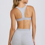 Soft Active Mini Shorts in Grey Marl - Image 2