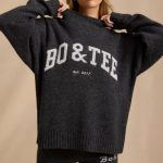 Mid-Rise Knit Mini Shorts in Charcoal Marl - Image 7