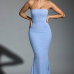 Embellished Corset Gown in Blue - Image 6