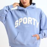 Oversized Hoodie in Lavender Blue - Image 7