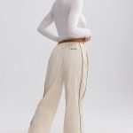 Wide-Leg Track Pants in Marble - Image 2