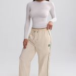 Wide-Leg Track Pants in Marble - Image 6