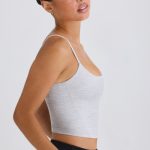 Soft Active Tank Top in Grey Marl - Image 3
