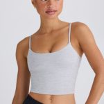 Soft Active Tank Top in Grey Marl - Image 7