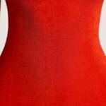 Textured Jersey Open Back Maxi Dress in Fiery Red - Image 4