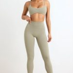 Soft Active Leggings in Mineral - Image 6