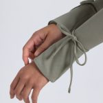 Modal Square-Neck Midaxi Dress in Sage Green - Image 4