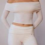 Fold-Over Mini Shorts in Soft White - Image 4