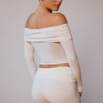 Fold-Over Mini Shorts in Soft White - Image 5