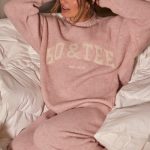 Oversized Knit Jumper in Blush Pink