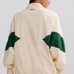 Oversized Colourblock Track Jacket in Marble - Image 2