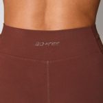 Twist Waist Flare Leggings in Chocolate - Image 5
