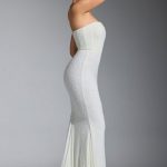 Embellished Corset Gown in White - Image 3