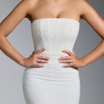 Embellished Corset Gown in White - Image 4