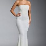 Embellished Corset Gown in White - Image 5