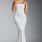 Embellished Corset Gown in White - Image 10