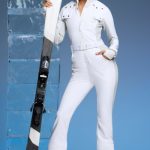 Fleece Lined Ski Suit in White - Image 8