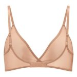 Soft Mesh Single Layer Triangle Bra in Warm Peach - Image 7