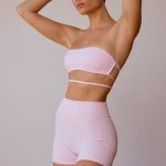 Mini Shorts in Soft Pink - Image 3