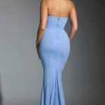 Embellished Corset Gown in Blue - Image 2