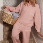 Oversized Zip-Up Cardigan in Blush Pink