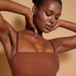 Soft Mesh Bandeau Bra in Chestnut - Image 5