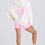 Graphic-Print Hoodie in White - Image 9