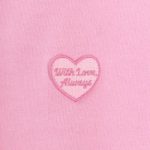 Cropped Zip-Up Hoodie in Baby Pink - Image 6