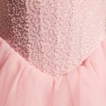 Embellished Corset Tulle Skirt Mini Dress in Blush - Image 4