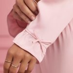 Ruffle-Trim Cropped Pyjama Top in Baby Pink - Image 5