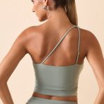 Modal One-Shoulder Top in Smoke Green - Image 2