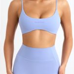 Soft Active Sports Bra in Lavender Blue - Image 4