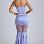 Lace Panel Cami Top in Blue Lavender - Image 15