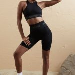 Seamless High Waist Biker Shorts in Black - Image 6