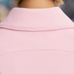 Fleece-Lined Belted Ski Suit in Pastel Pink - Image 5