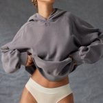 Oversized Hoodie in Washed Charcoal