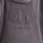 Oversized Hoodie in Washed Charcoal - Image 4