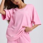 Oversized T-Shirt in Baby Pink