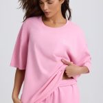 Oversized T-Shirt in Baby Pink - Image 5