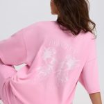 Oversized T-Shirt in Baby Pink - Image 7