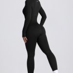 Super Sculpt Seamless Full-Length Jumpsuit in Black - Image 8