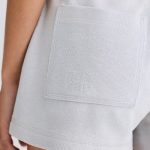 Elasticated Shorts in Pacific Grey - Image 4