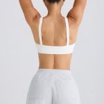 Elasticated Shorts in Pacific Grey - Image 5