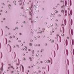 Embellished Halterneck Mini Dress in Violet Pink - Image 12