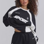 Elasticated Mini Shorts in Black