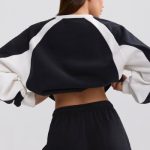Elasticated Mini Shorts in Black - Image 2