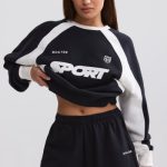 Elasticated Mini Shorts in Black - Image 7